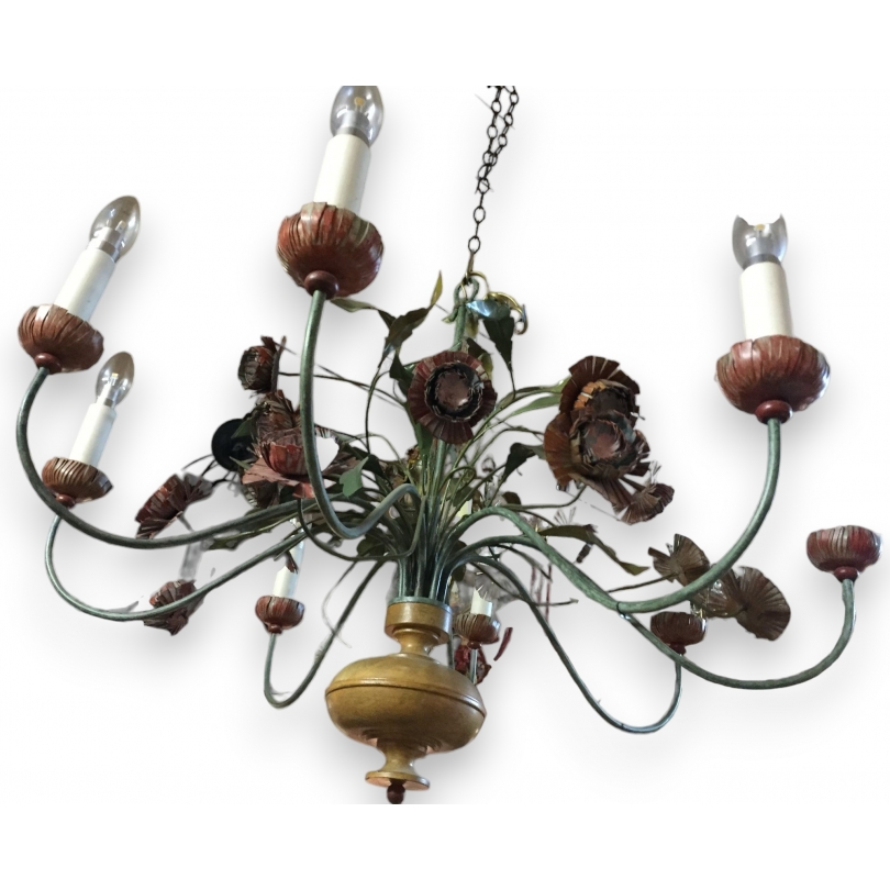 "Van Gogh" 8-light chandelier, available from Moinat SA – Antiques and home décor