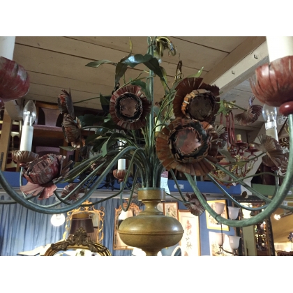 "Van Gogh" 8-light chandelier, available from Moinat SA – Antiques and home décor