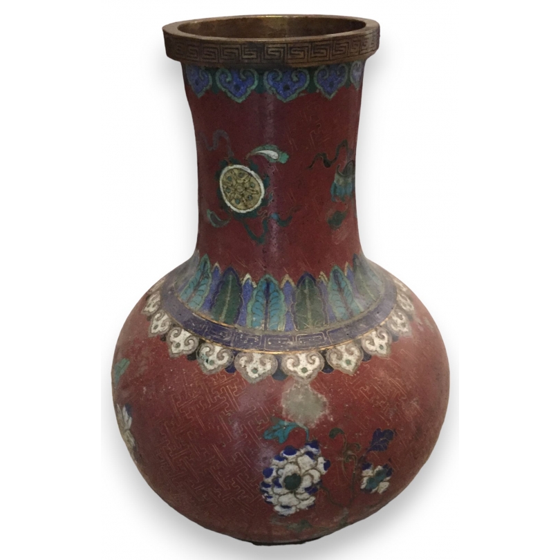  Paire de vases en forme de boule, en sur  Moinat SA  - Antiquités décoration