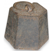 Poids de balance, 5 kilos, en fonte.