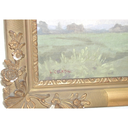 Paintings | Painting entitled ‘Landscape with Tree’, signed CYLKOW. Moinat SA  – Antiques and home décor