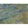 Paintings | Oil on canvas painting "Lake Moinat" SA – Antiques and home décor