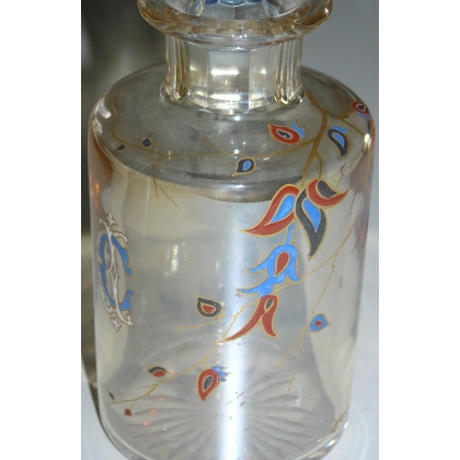Decanter, circa 1900, in enamelled crystal. From  Moinat SA  – Antiques and Decorative Arts