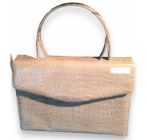 Sac à main façon crocodile, coloris