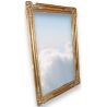 Napoleon III rectangular mirror, gilt.