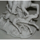 Statue "Scène de chasse", en porcelaine