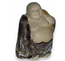 Sculpture "Bouddha", en grès. Chine.