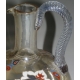 Pichet vers 1900, en cristal émaillé.