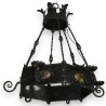 Hexagonal chandelier with 6 lights from Moinat SA – Antiques and home décor