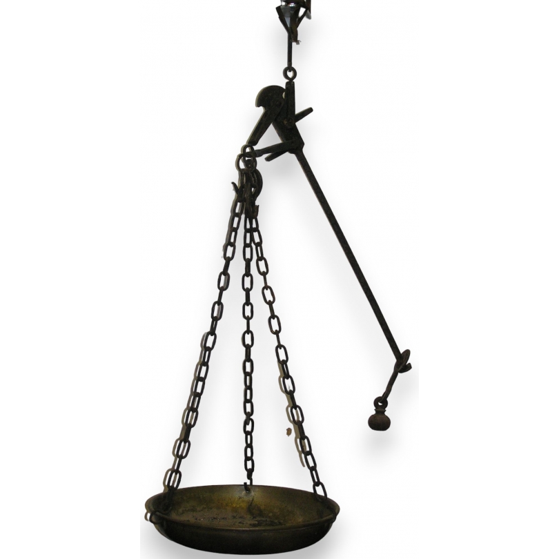Scales, made of brass and iron. Switzerland. At  Moinat SA  - Antiques and home décor