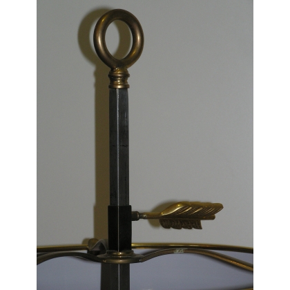  Lampe bouillotte moderne à 3 lumières, sur  Moinat SA  - Antiquités décoration