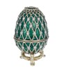 Green ALAYA cloisonné box, shaped, by Moinat SA – Antiques and home décor