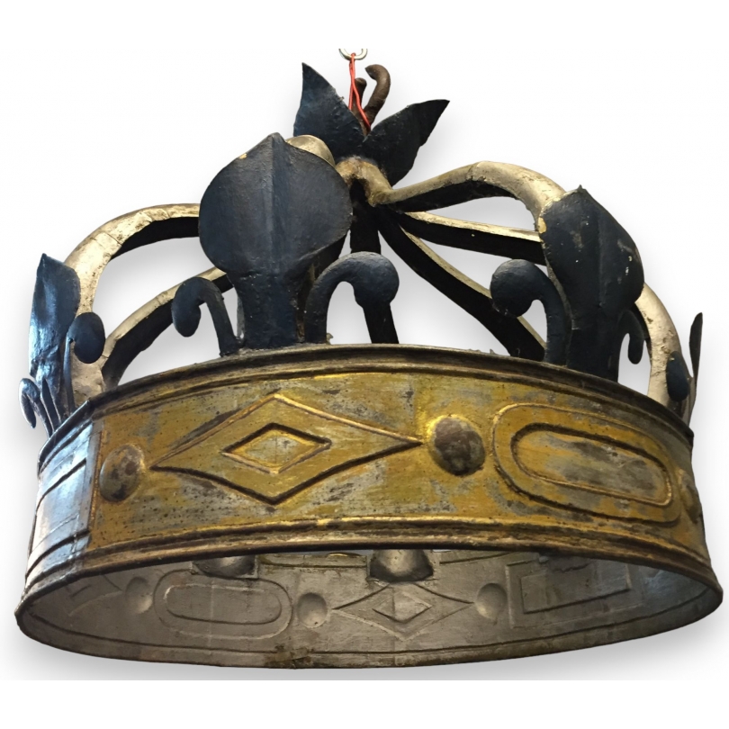 "Couronne" sign, made of embossed iron, by Moinat SA – Antiques and decorative items