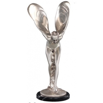 Bronze argenté \"Spirit of Ecstasy\"