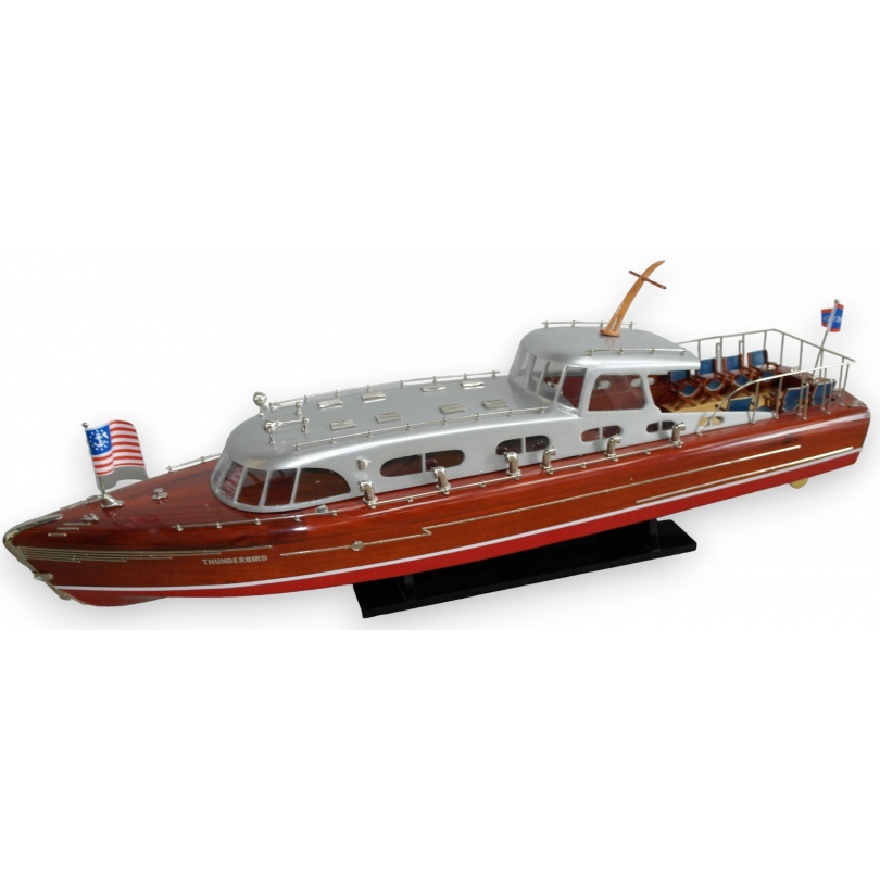  Maquette de bateau "Hacker Craft sur  Moinat SA  - Antiquités décoration
