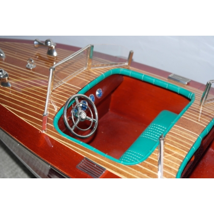  Maquette de bateau "Hacker Craft Triple sur  Moinat SA  - Antiquités décoration