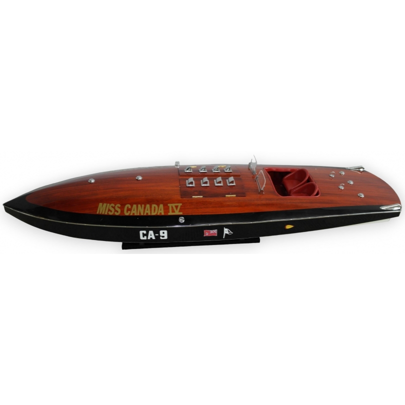  Maquette de bateau "Miss Canada IV" sur  Moinat SA  - Antiquités décoration