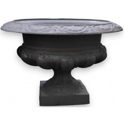  Vase Medicis en fonte brune sur  Moinat SA  - Antiquités décoration