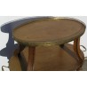  Table Directoire ovale à deux plateaux sur  Moinat SA  - Antiquités décoration