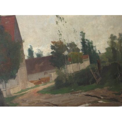 Paintings | Painting entitled ‘Campagne’, signed PIGUET. Moinat SA  – Antiques and home décor