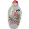 Snuff bottle, painted glass. Decorated by Moinat SA – Antiques and Decor