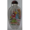 Snuff bottle, painted glass. Decorated by Moinat SA – Antiques and Decor
