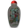 Snuff bottle, painted glass. Decorated by Moinat SA – Antiques and Decor