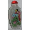 Snuff bottle, painted glass. Decorated by Moinat SA – Antiques and Decor