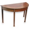  Table demi-lune avec 4 pieds carrés cannelés. sur  Moinat SA  - Antiquités décoration