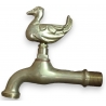Robinet "Canard" en laiton poli