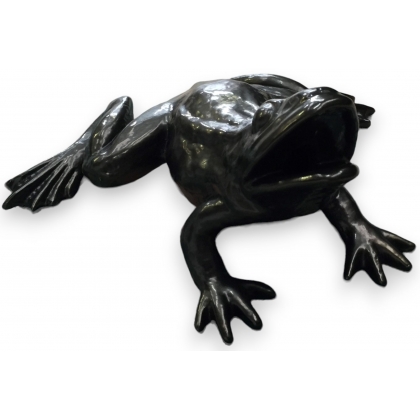  Grenouille de bassin en fonte verte sur  Moinat SA  - Antiquités décoration