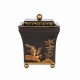 Boite en tôle avec motifs chinois