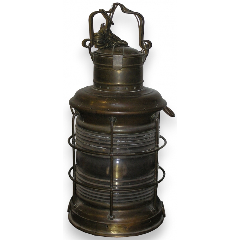 Round copper lantern. Available from Moinat SA – Antiques and home décor