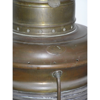 Round copper lantern. Available from Moinat SA – Antiques and home décor