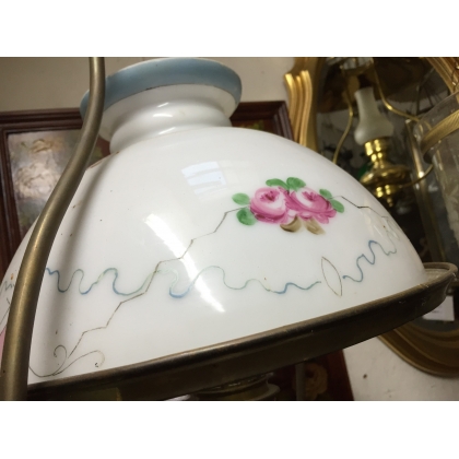 Swiss Louis-Philippe opaline lamp at  Moinat SA  - Antiques and home décor