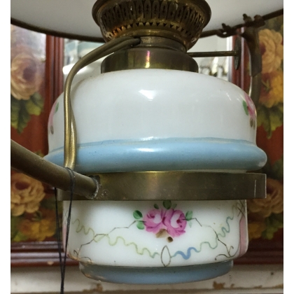 Swiss Louis-Philippe opaline lamp at  Moinat SA  - Antiques and home décor
