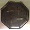 Octagonal ceiling light in patinated brass at Moinat SA – Antiques and home décor