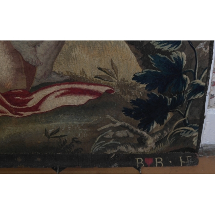 Tapestry ‘Woman and Child at the Mirror’, at Moinat SA – Antiques and Decor
