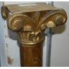  Colonne en bois laqué et doré sur  Moinat SA  - Antiquités décoration