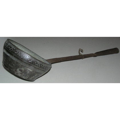 Saucepan, silver-plated copper. Marked ‘Moinat SA’ – Antiques and home décor