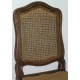 Chaise Louis XV, en noyer. Estampillée