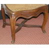 Louis XV chair, in walnut. Stamped ‘Moinat SA’ – Antiques and home décor