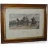 Engraving on paper, ‘Going to Cover’, by Moinat SA – Antiques and decorative items – Engravings, lithographs