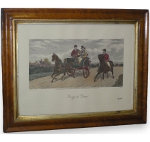Gravure sur papier "Going to Cover", de