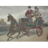 Engraving on paper, ‘Going to Cover’, by Moinat SA – Antiques and decorative items – Engravings, lithographs