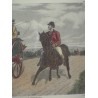 Engraving on paper, ‘Going to Cover’, by Moinat SA – Antiques and decorative items – Engravings, lithographs