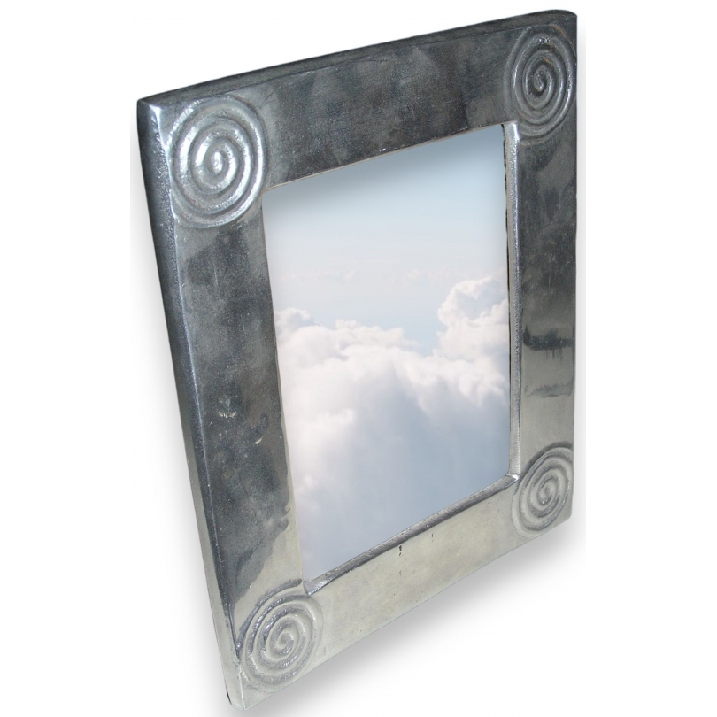 Cadre à photo de table, en aluminium