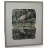 Gravure sur papier "Blongios en pêche",  sur Moinat SA  - Antiquités décoration -  Gravures, Lithos