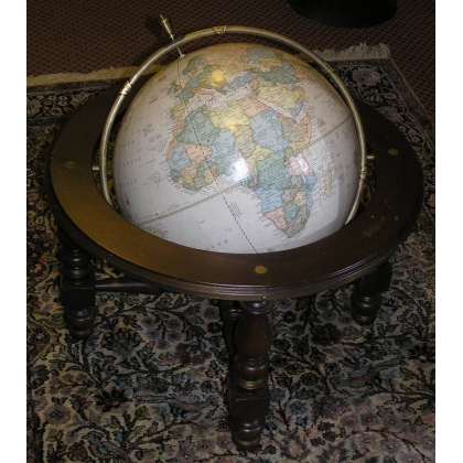 Floor-standing globe – world map, from  Moinat SA  - Antiques and home décor
