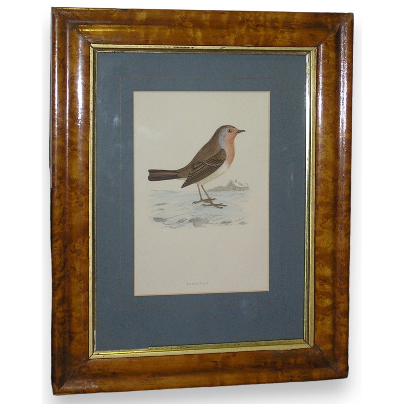 Etching on paper, "Bird, Moinat SA Antiquités décoration